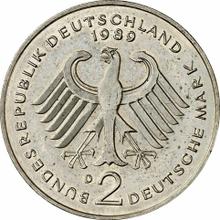 2 Mark 1989 D   "Ludwig Erhard"