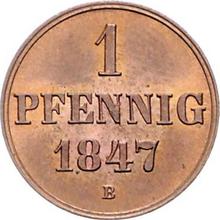 1 Pfennig 1847  B 