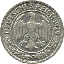 50 Reichspfennig 1929 D  