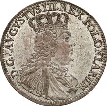 6 Groszy (Szostak) 1753  EC  "Crown"