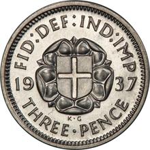 3 Pence 1937   HP