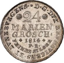 24 Mariengroschen 1814  FR 