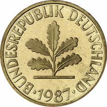 10 Pfennig 1987 J  
