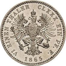 1/6 Thaler 1865 A  