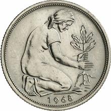 50 Pfennig 1968 D  