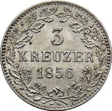 3 Kreuzer 1856   