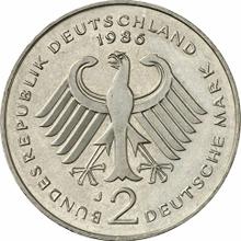 2 Mark 1986 J   "Theodor Heuss"