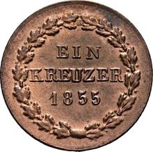 1 крейцер 1855   