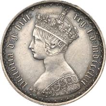 Florin 1857   WW "Gothic"