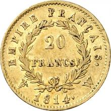 20 Francs 1814 W  