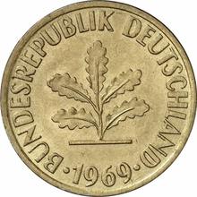 10 Pfennig 1969 D  