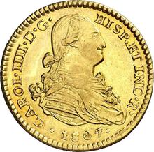 2 Escudos 1807 Mo TH 