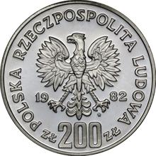 200 Zlotych 1982 MW  EO "Herzog Bolesław III. Schiefmund"