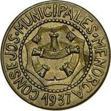 1 Peseta 1937    "Menorca"