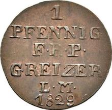 1 Pfennig 1829   