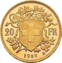 20 francos 1930 B   "Vreneli"
