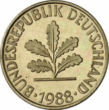 10 Pfennig 1988 F  