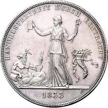 Tálero 1833  W  "Libertad de comercio"