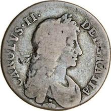 Shilling 1681    "Second laureate bust"