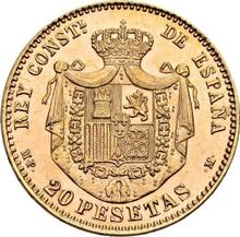 20 Pesetas 1887  MPM 