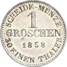 1 Groschen 1858  F 