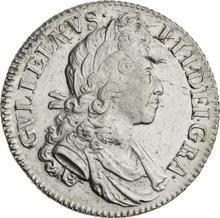 Shilling 1701    "Fifth laureate bust"