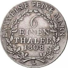 1/6 Thaler 1808  L 
