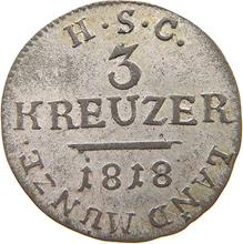 3 Kreuzer 1818  S 