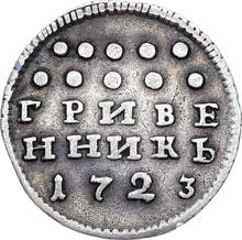 Grivennik (10 Kopeks) 1723   
