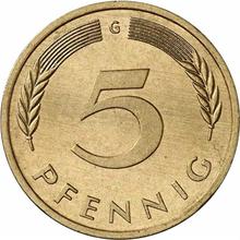 5 Pfennig 1978 G  