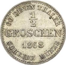 1/2 Groschen 1868  B 