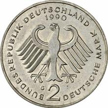2 Mark 1990 G   "Ludwig Erhard"