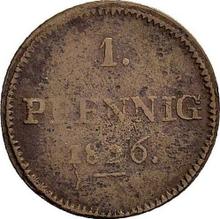 1 пфенниг 1826   