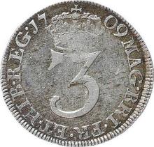 Threepence 1709   