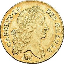 Two guinea 1664    "First laureated bust"