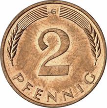 2 Pfennig 1991 G  