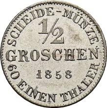 1/2 Groschen 1858  F 