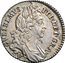 Sixpence 1696 y   "First laureated bust"