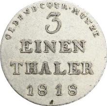 1/3 Thaler 1818   