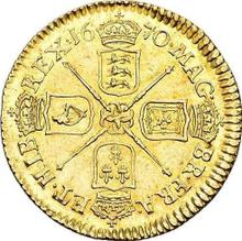 Half Guinea 1670    "First laureated bust"