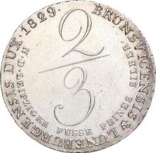 2/3 Thaler 1829 C  