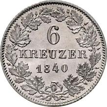 6 Kreuzer 1840   