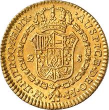 2 Escudos 1784 NR JJ 
