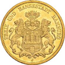 20 марок 1878 J   "Гамбург"