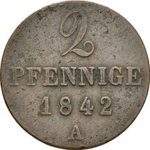 2 Pfennig 1842 A  