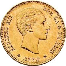 25 Pesetas 1880  MSM 