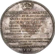 Thaler 1717  IGS  "On the death of Anna Sofia"