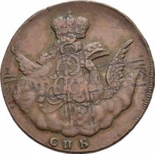 1 копейка 1756 СПБ   "Орел в облаках"