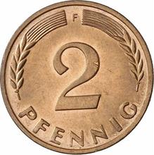 2 Pfennig 1968 F  