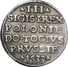 3 Groszy (Trojak) 1539    "Elbing"